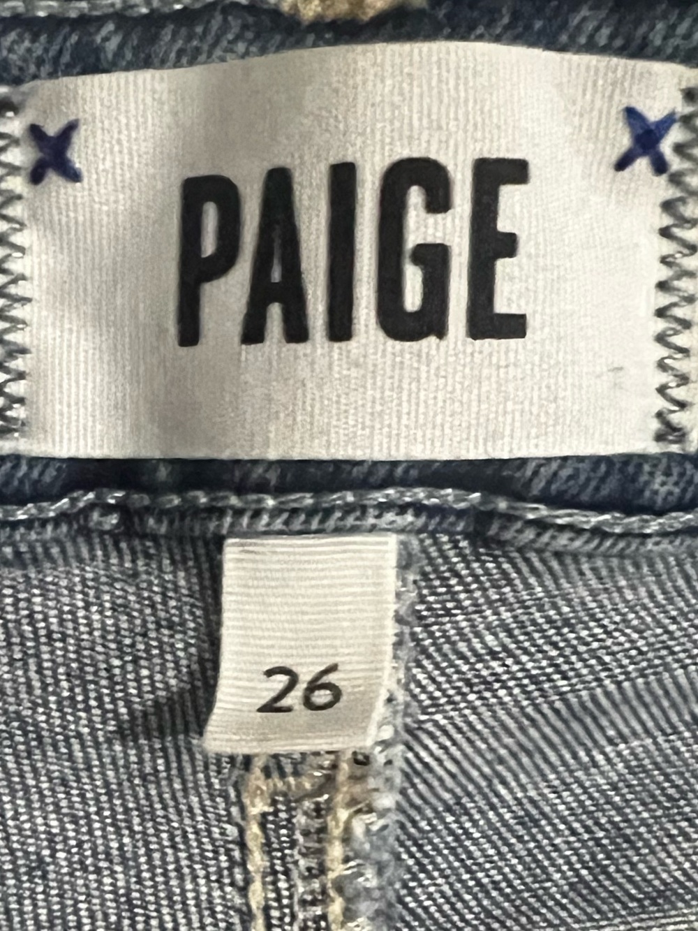 PAIGE Blue Skinny Jeans - Picture 3 of 4